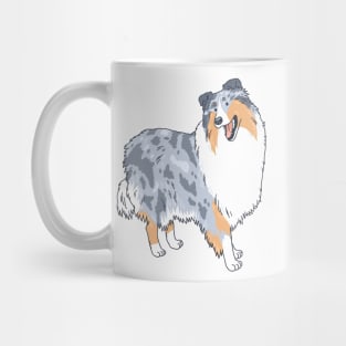 Merle Rough Collie Mug